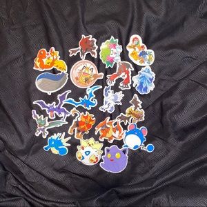 Pokémon Waterproof Sticker Pack 26pc
